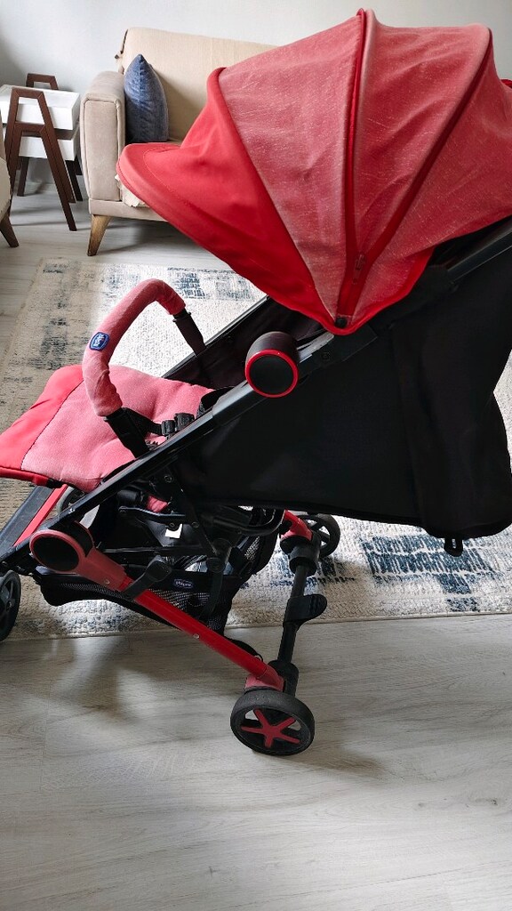 Chicco Kırmızı bebek arabası - 6