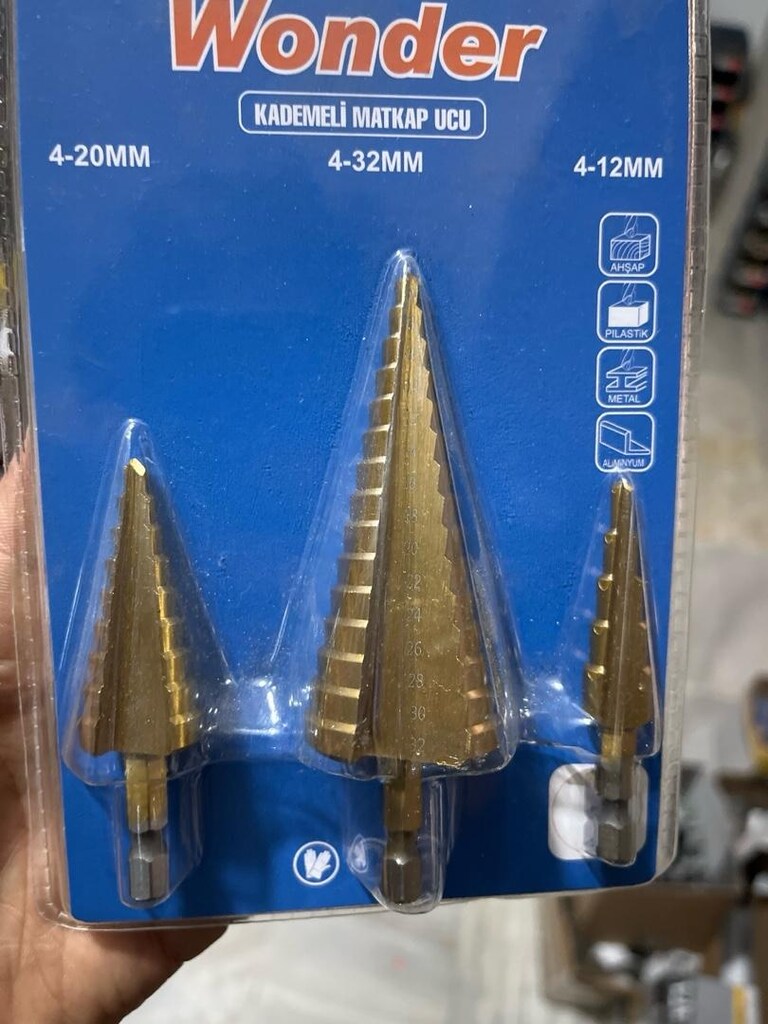 KADEMELİ MATKAP UCU (3 PARÇA) - 2