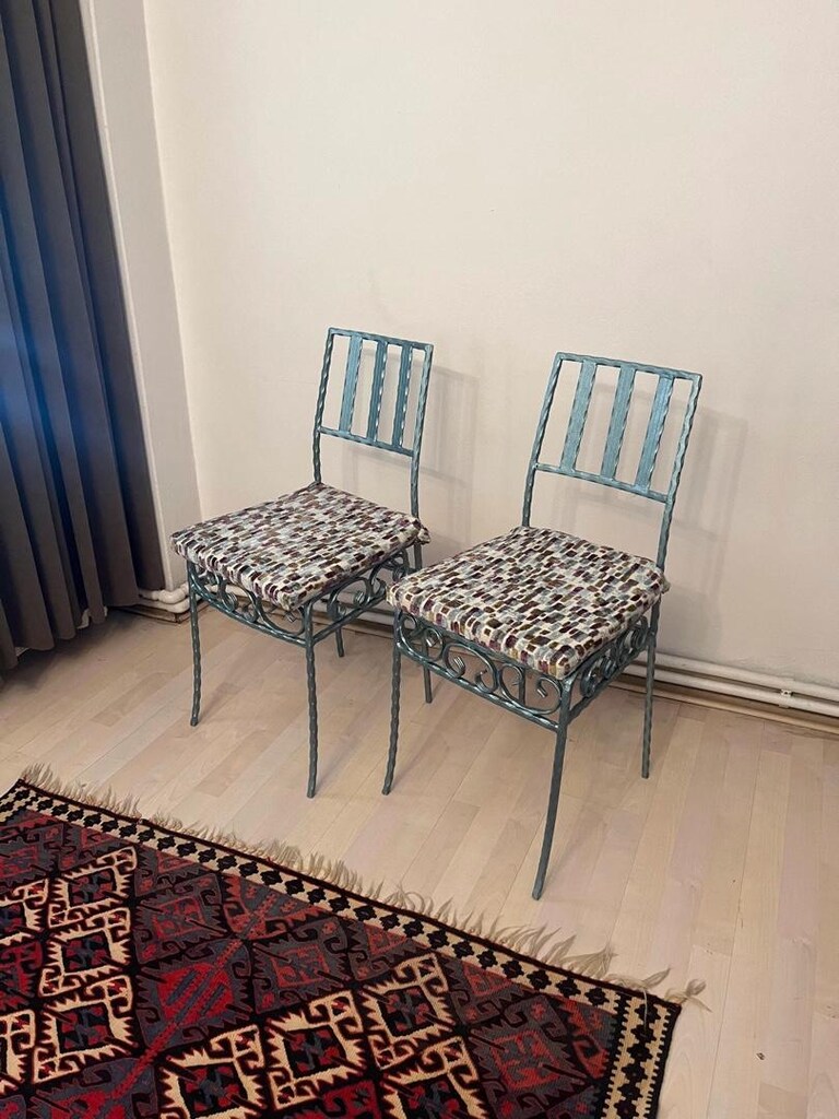Özel Yapım Ferforje Sandalye - 5