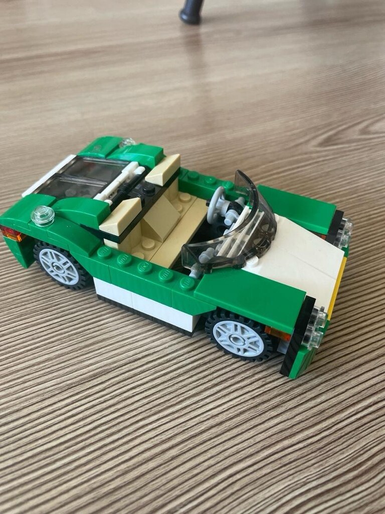Lego araba orjinal yeşil üstü açık - 3