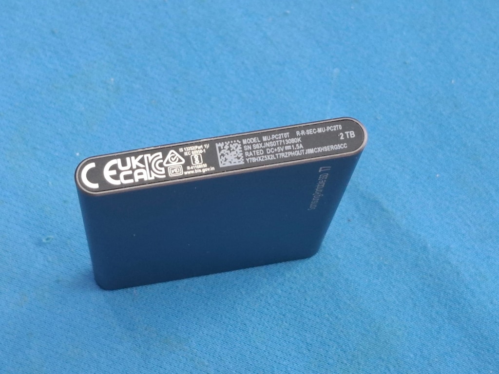 Samsung T7 2TB 1050MB-1000MB/s USB3.2 Taşınabilir SSD MU-PC2T0T/ - 3
