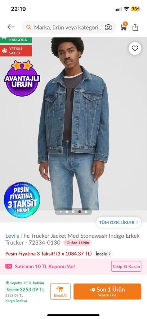 Levis kot mont - 5