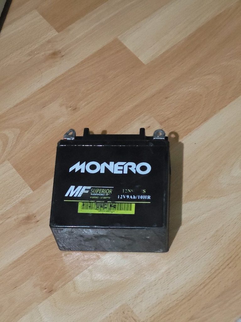 monero 12 volt 9 amper motosiklet aküsü - 2