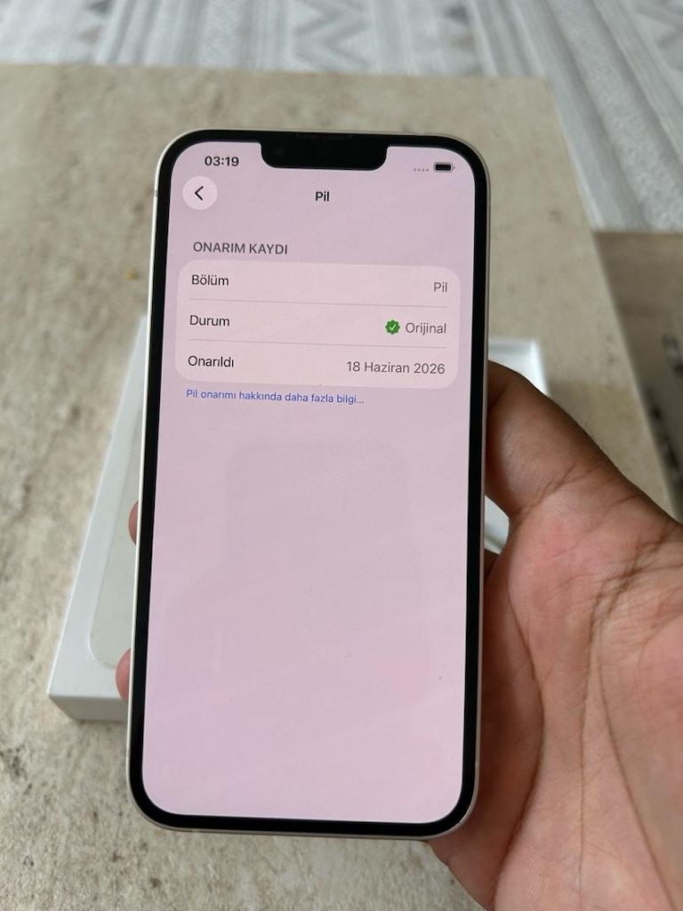 iphone 13 128 gb pil 100 kutu faturalı - 8