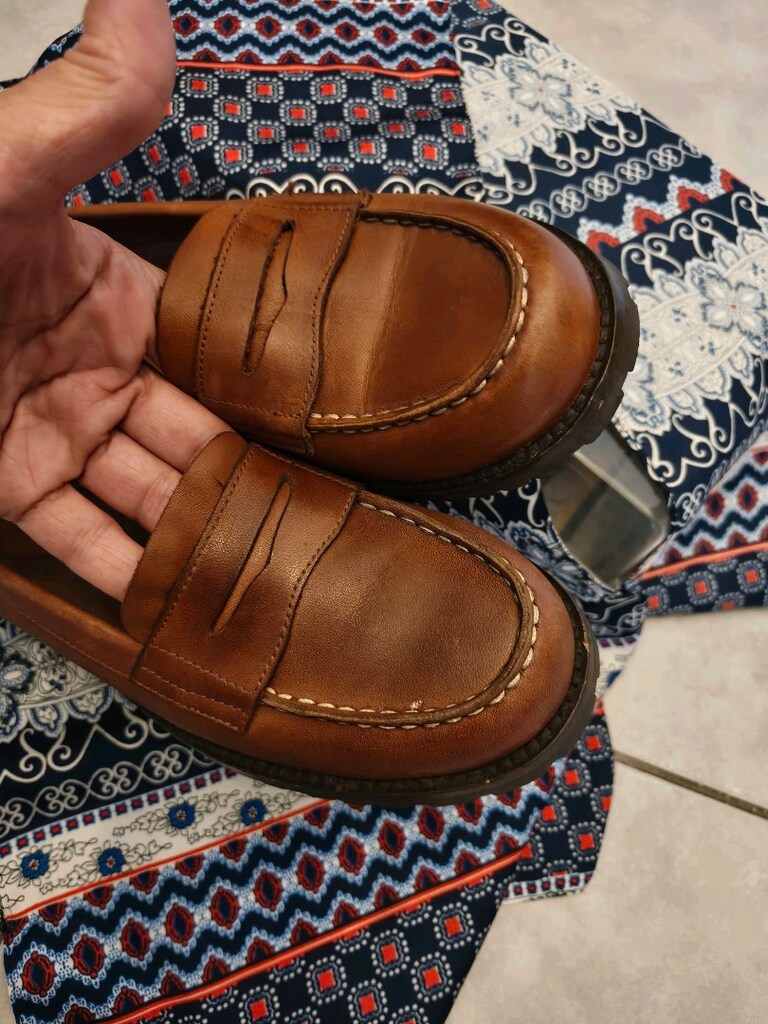 Beta marka deri loafer. 37 numara. Sıfırdır - 10