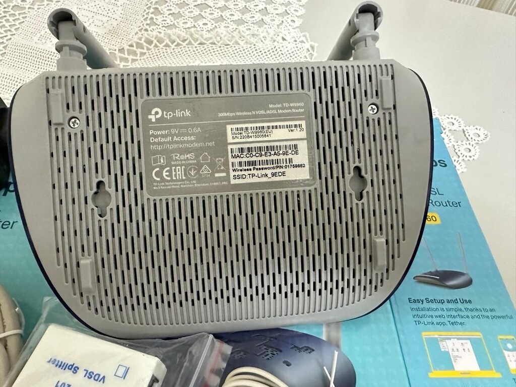 Tp-link 9960 vdsl2 modem - 3