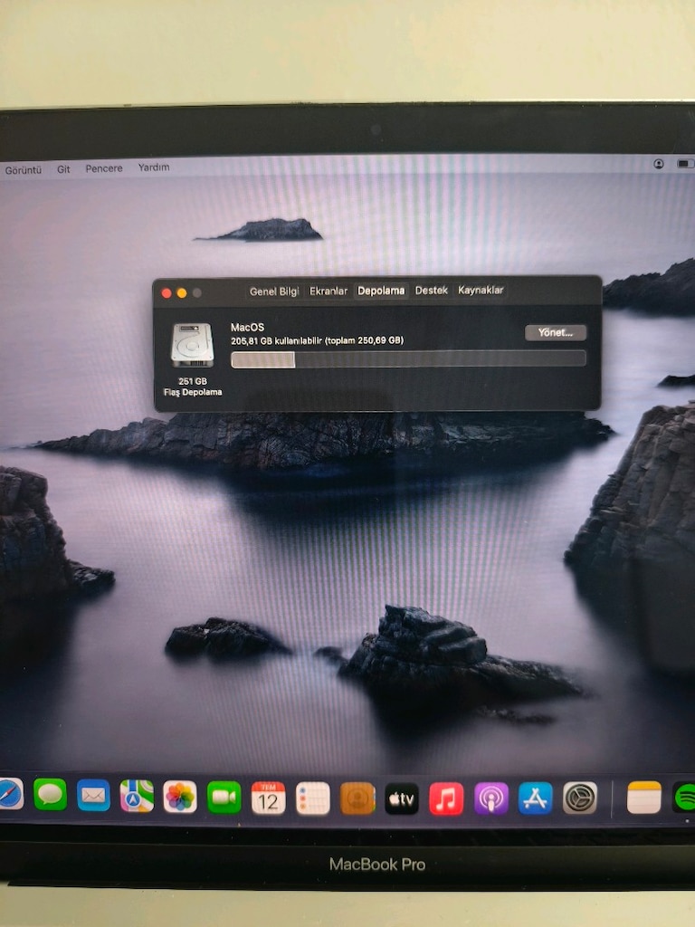 Tertemiz Macbook Pro 2016 Touchbar 256 GB - 6