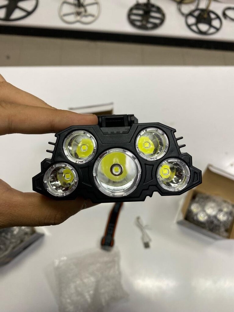 150W Ultra Güçlü Led Şarjlı Kafa Feneri - 4
