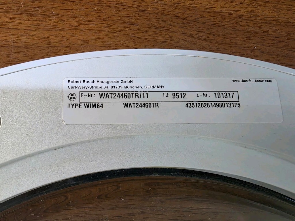 SERİE 4 SERİE 6 WAT24460TR - Bosch / Siemens Çamaşır Makinesi Ön Kapak - 8