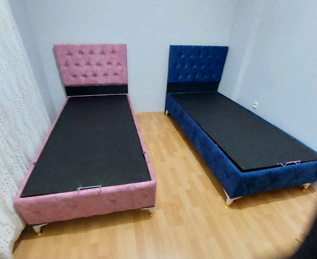 RENK RENK 90X190 BAZA BAŞLIK YATAK. KAPIDA ÖDEME ÜCRETSİZ TESLİM - 12