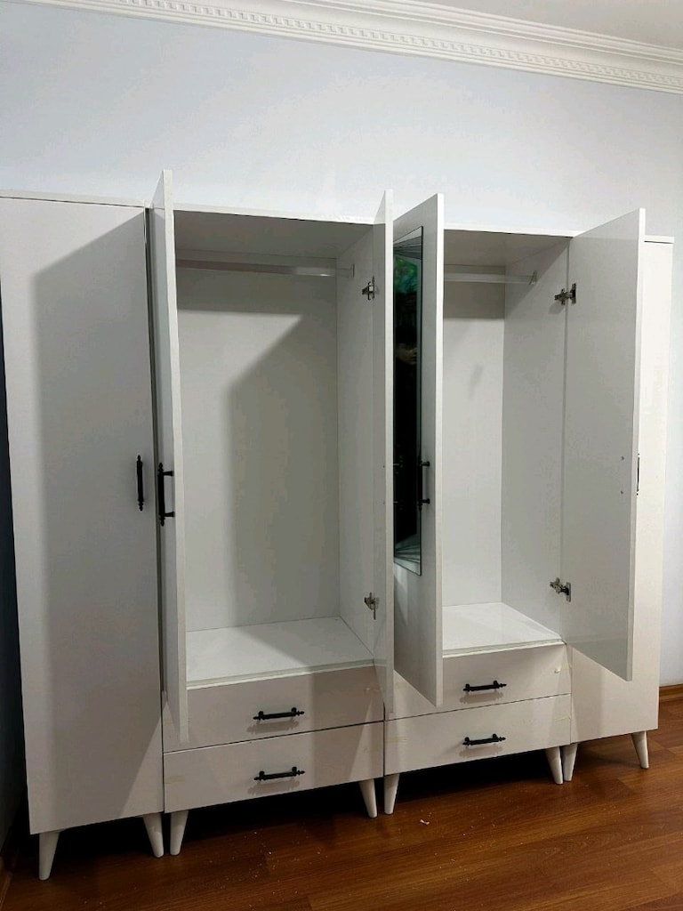 **DAHA UCUZU YOK** ÜCRETSİZ KURULUM KAPIDA ÖDEME GARDROP ELBİSE DOLABI - 2