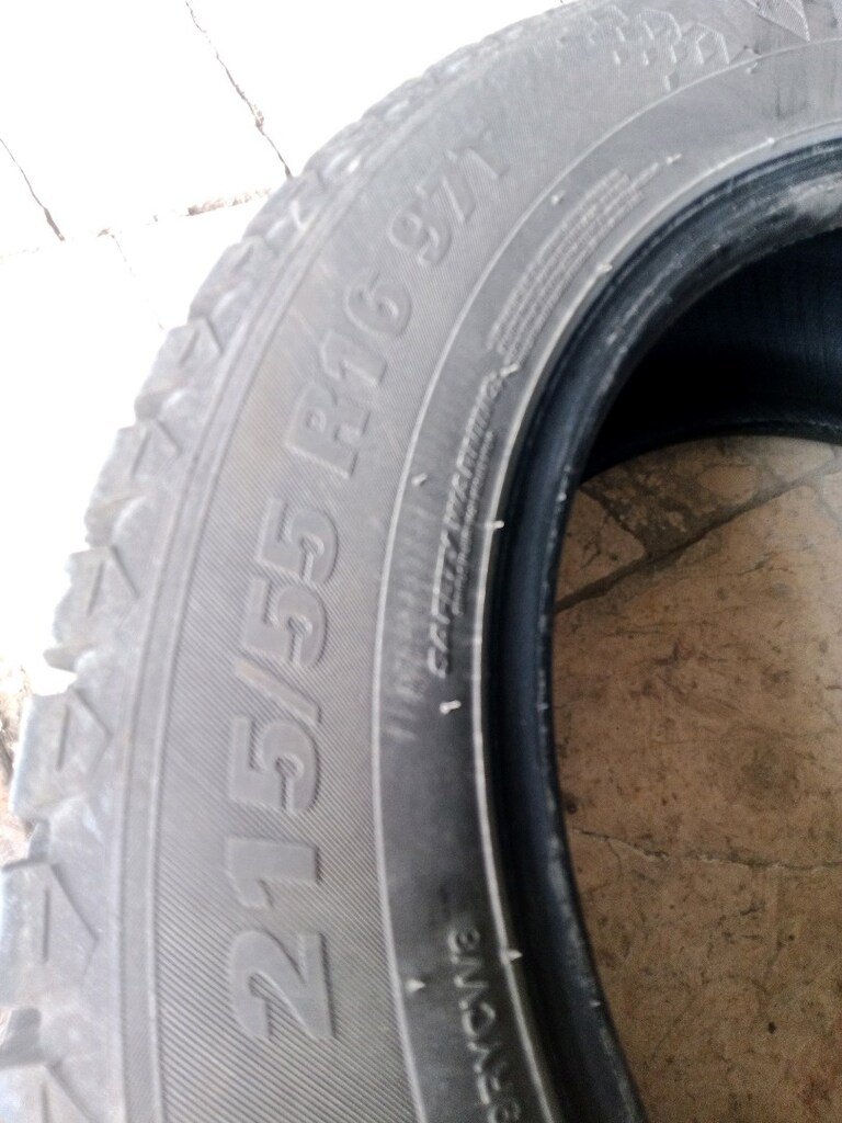 215/55 R16 4 adet sifir ayarinda kişlik - 2