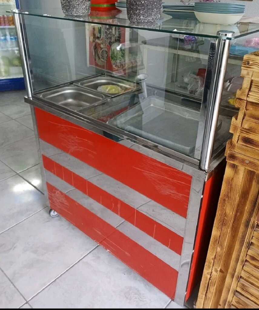 pilav tezgahı 100 cm gazlı ve elektrik li - 2