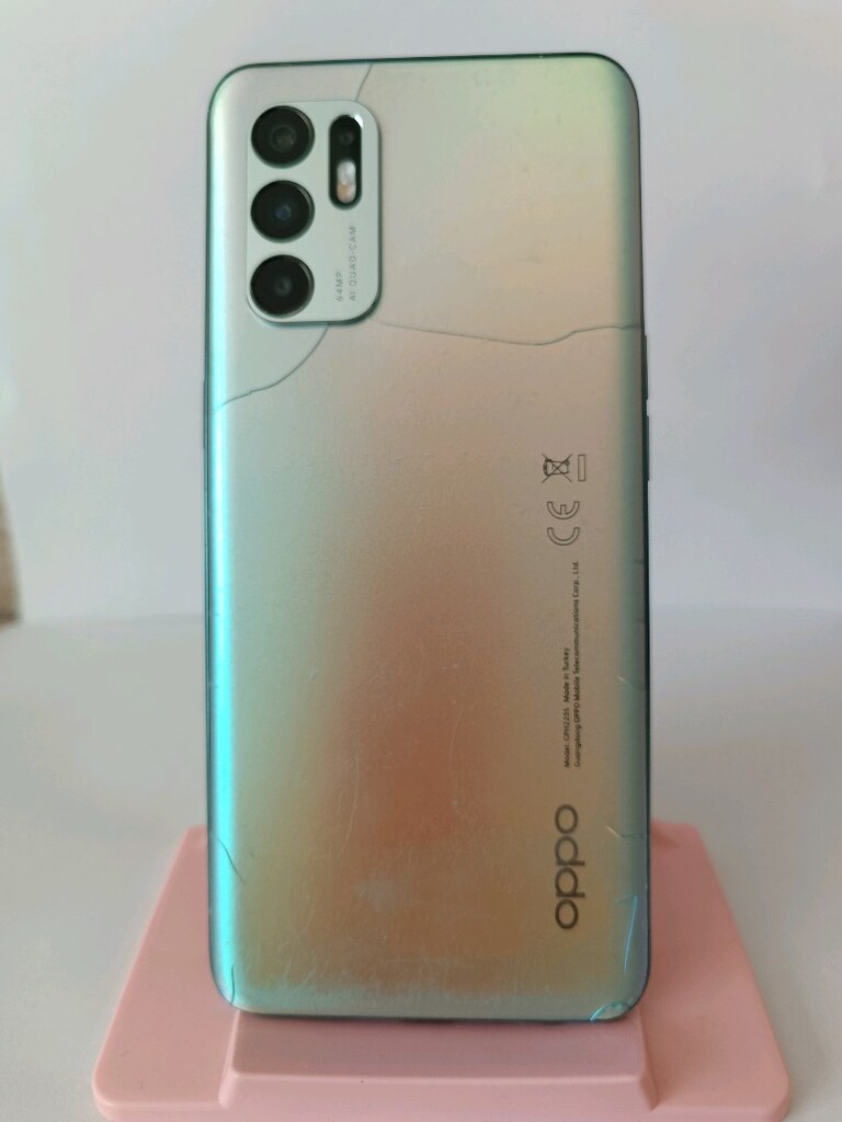 Oppo reno 6 128 gb arka kapak kırık harici hatasız emsalsız temizlikte - 4