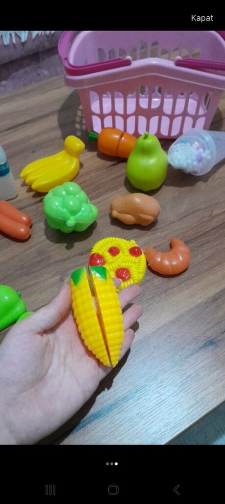 Oyuncak meyve sepeti - 2