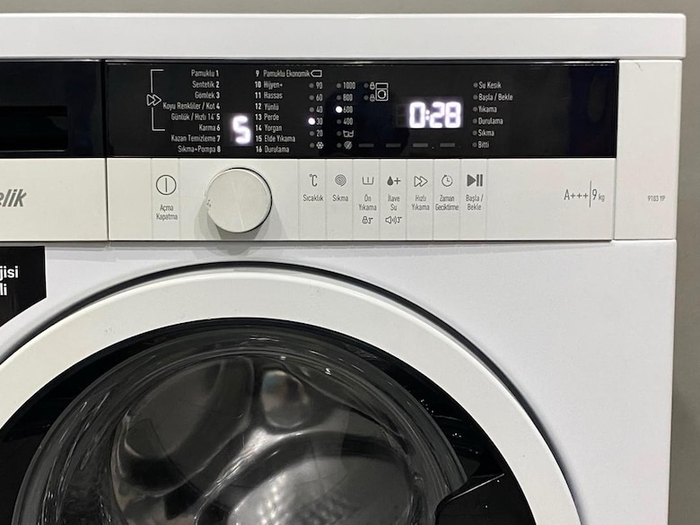 ARÇELİK PİANO MODEL 9 KG A+++ ÇAMAŞIR MAKİNESİ HEMEN TESLİMAT - 4