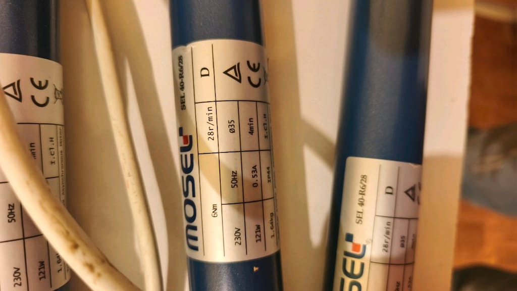 Mosel SEL 40-R 6/28 Perde Motorları (Toplu Alımda İndirim - 7