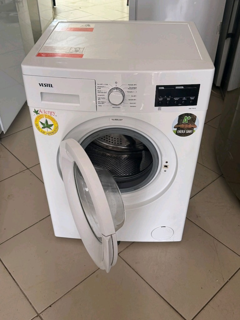 sıfırdan farksız yüksek model Vestel 7 kiloluk çamaşır makinası - 3