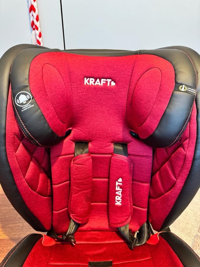 Kraft Oto Koltuğu Kırmızı + Kanguru - 5