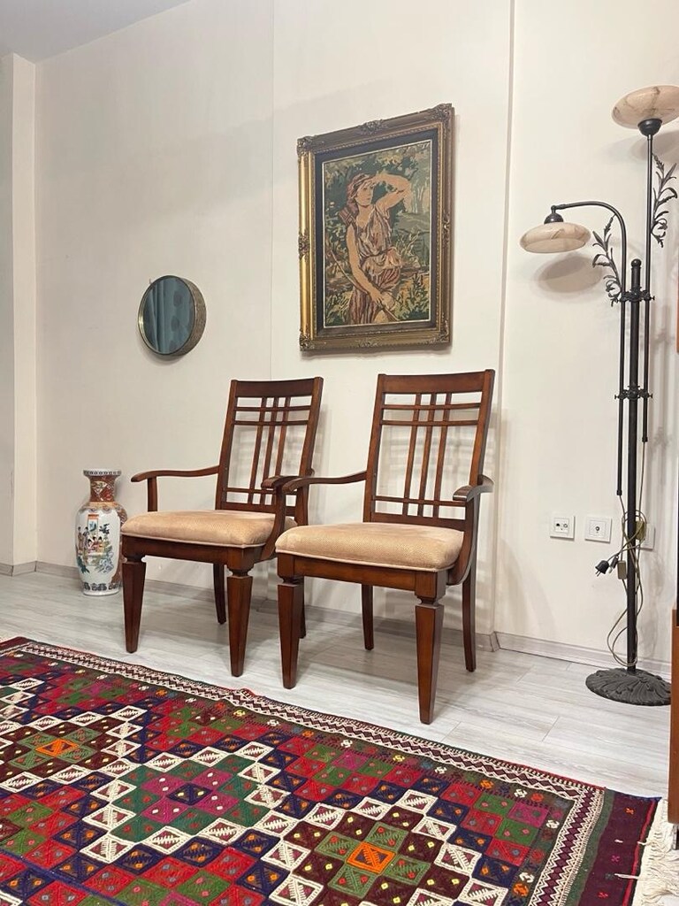 Ica Mobilya Masif Kolçaklı Sandalye - 2