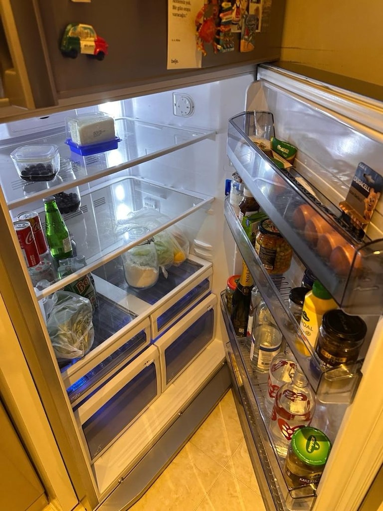 2011 model sorunsuz Arçelik leke yapmaz inox derin dondurucu buzdolabı - 2