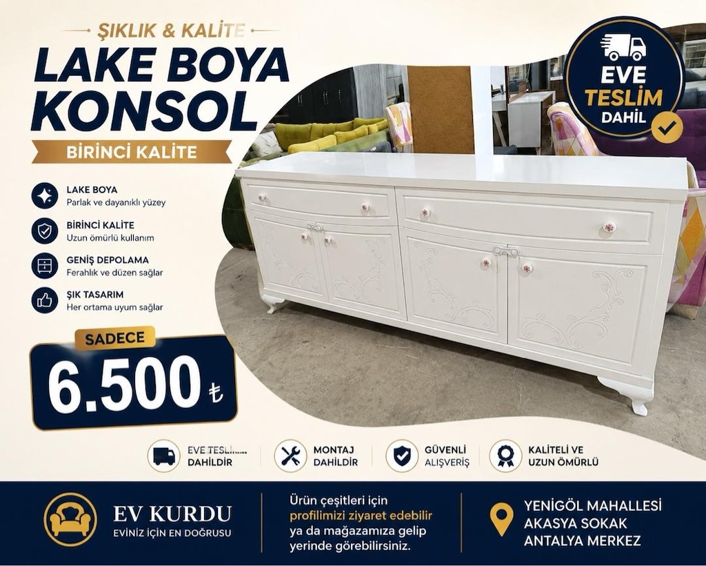 KONSOL LAKE BOYA KALİTE ÜRÜN FIRSAT FİYAT