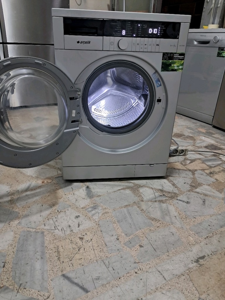 sıfır gibi arcelik piyano serisi 8kloluk camaşır makinesi 9.500tl - 7