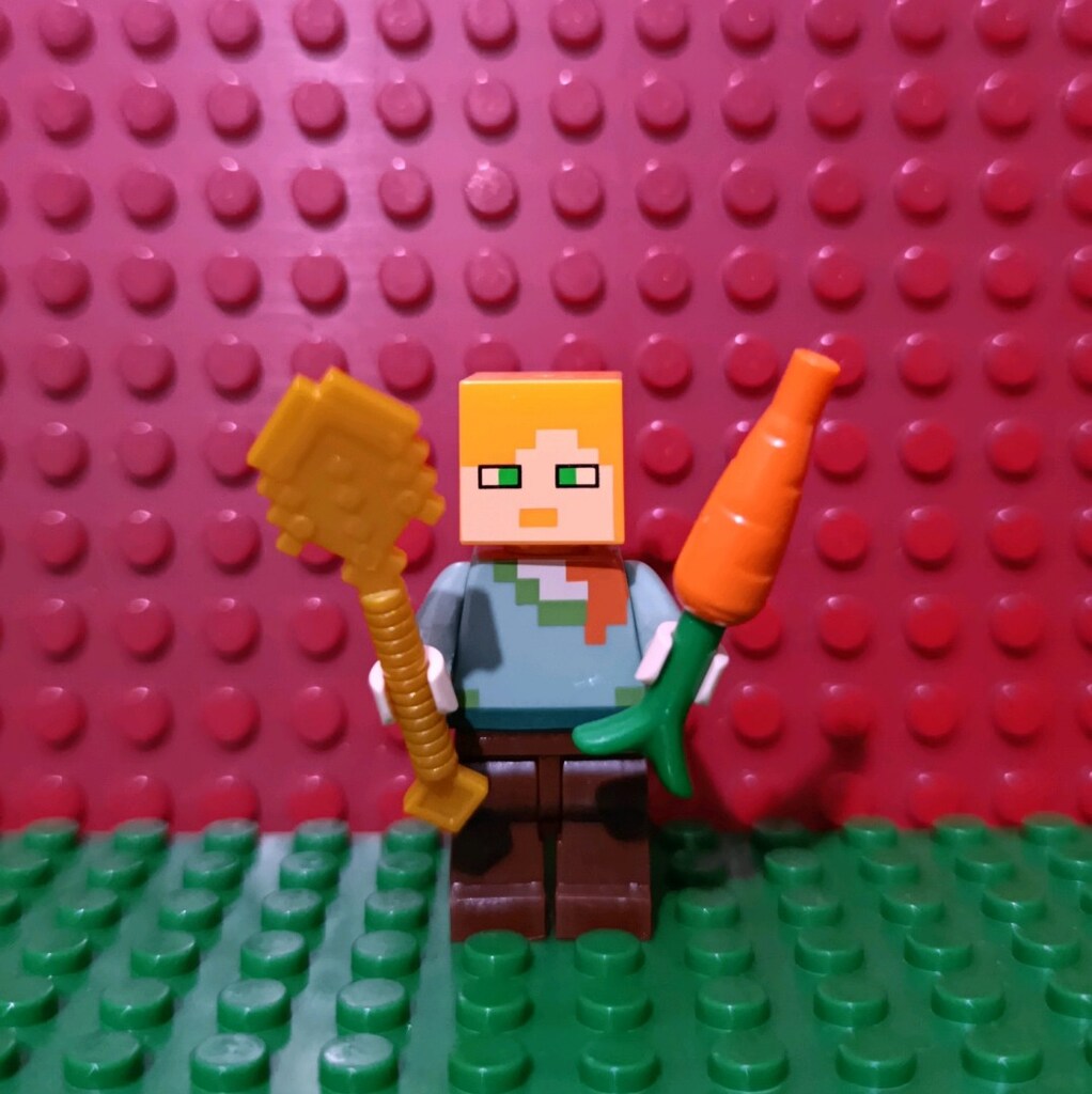 Lego Minecraft Alex Mini Figür - 2