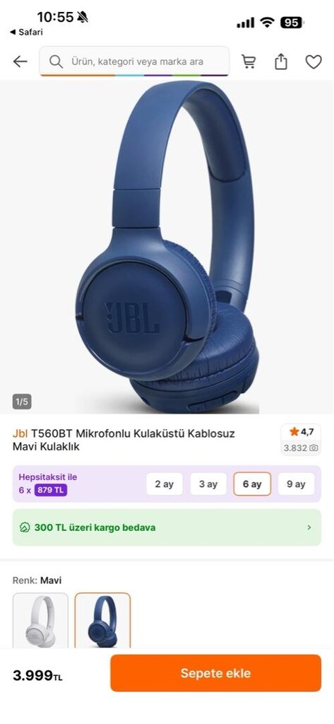 Jbl 560 bt kulaklik - 5