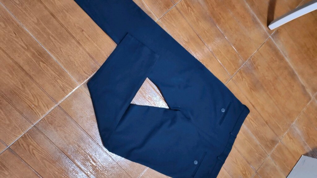 Erkek likralı koyu lacivert pantolon. - 10