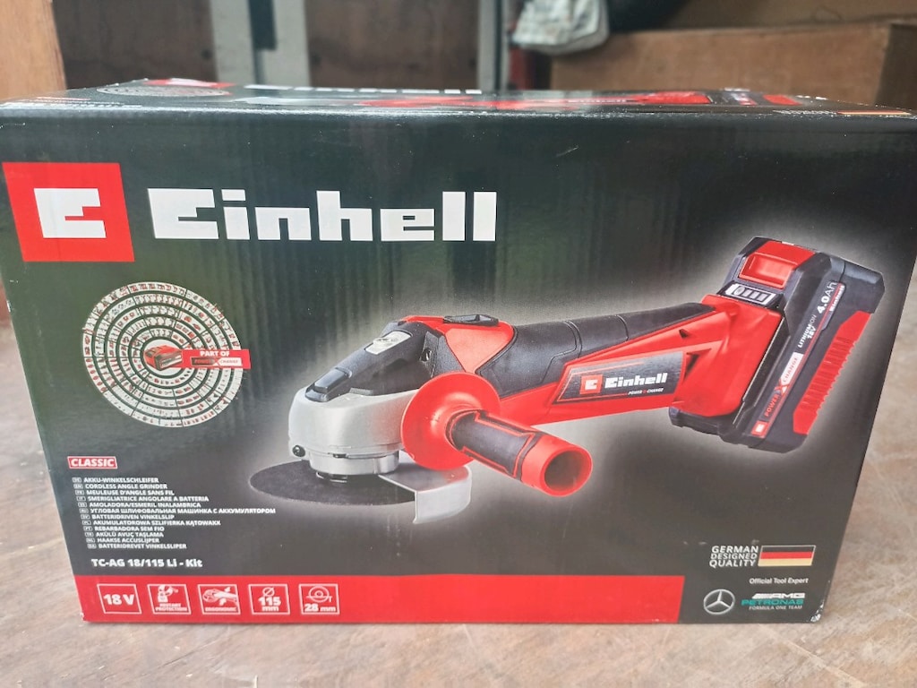 Einhell 18 Volt Şarjlı Avuç Taşlama ve Kömürsüz Matkap Seti - 4