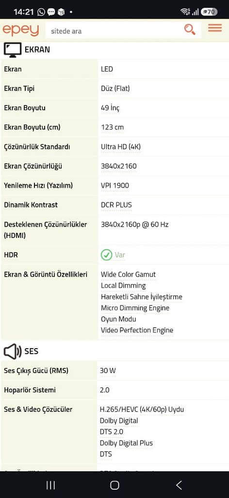 Beko 49 İnç 4K Ultra HD Smart TV – Temiz ve Sorunsuz - 8