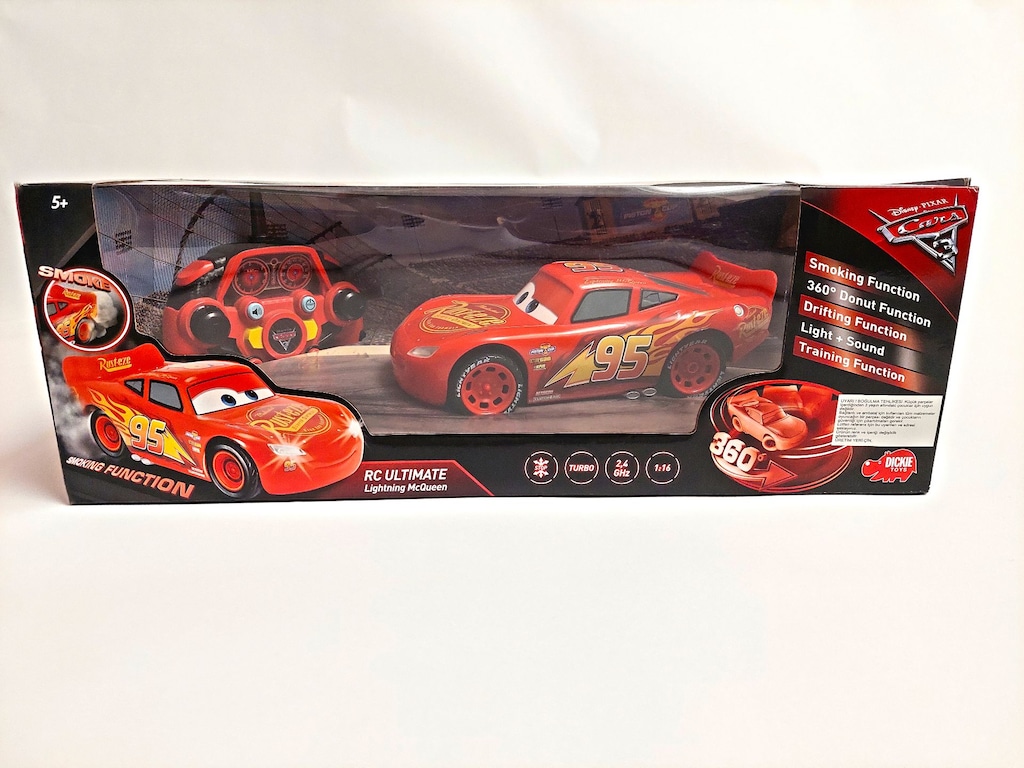 Dickie Cars 3 Şimşek McQueen 1:16 Uzaktan Kumandalı Araba - 9