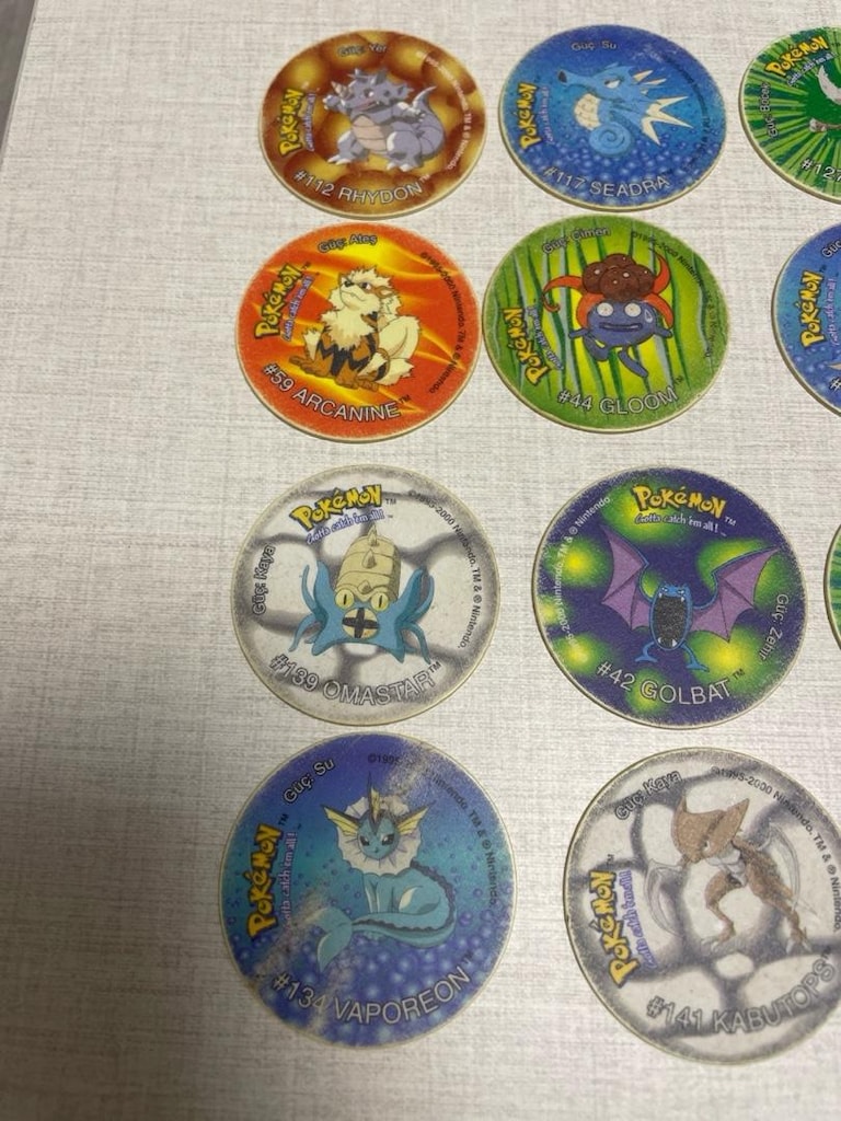 Orijinal Nostaljik Pokémon Taso 3 Mega Koleksiyon Seti (20 Adet) - 2