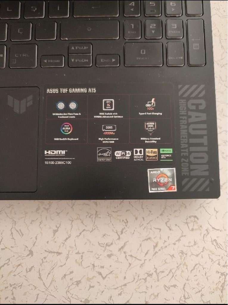 asus tuf gaming a15 - 2