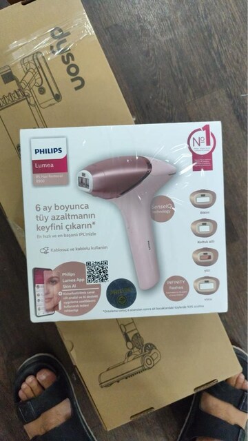 philips marka lazer epilasyon cihazı