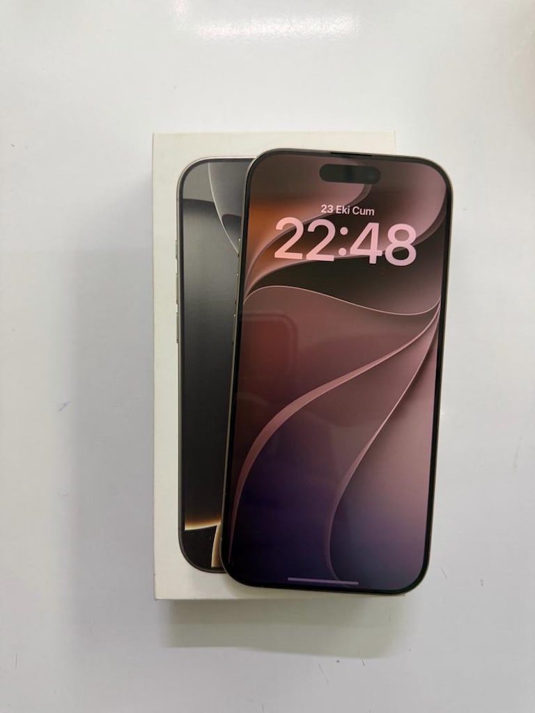 İPHONE 16PRO 256GB 8AY GARANTİ 10/10 HATASİZ FULL ORJİNALL PİL 90 - 2