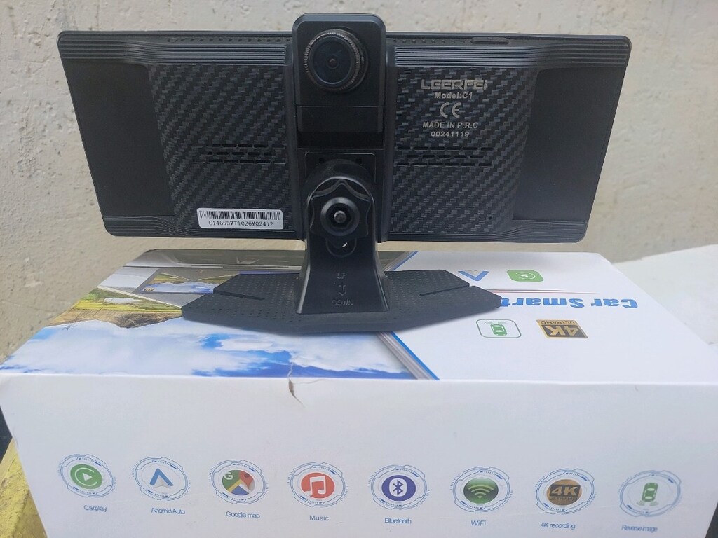 4K Araç Kamerası Car play screen. - 2