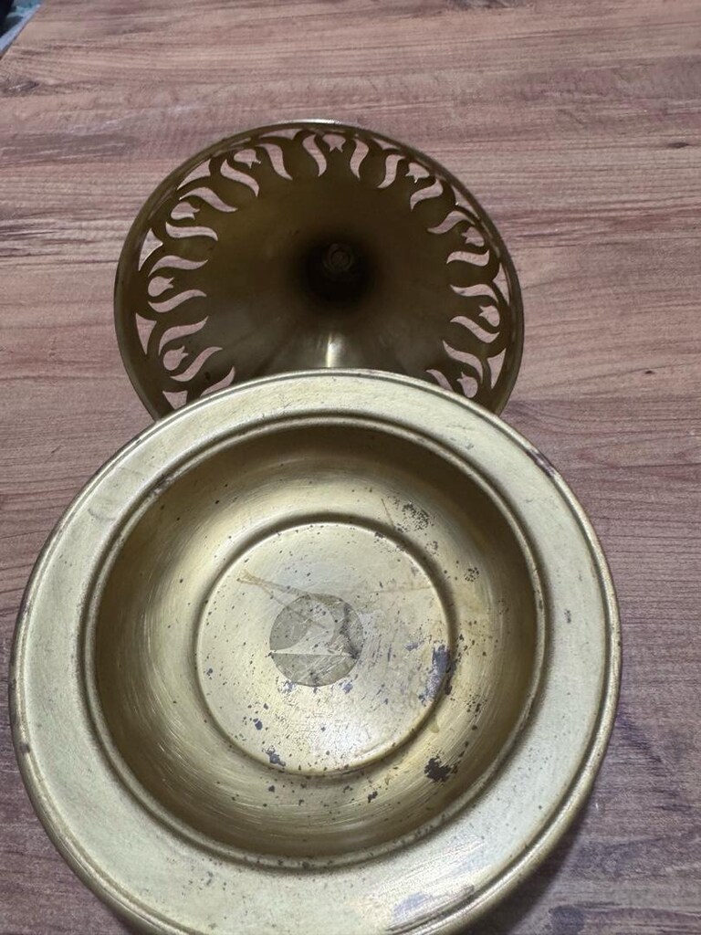 THY Logolu Nostaljik Pirinç Lokumluk / Şekerlik - 4