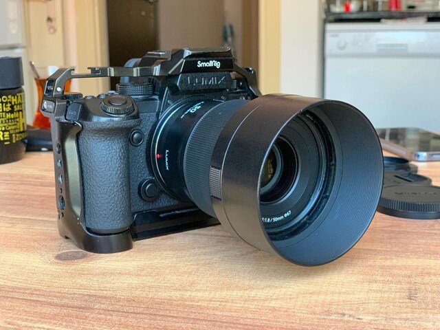 Panasonic Lumix S5IIX + Lumix S 50mm f/1.8 + SmallRig Cage