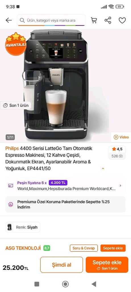 FIRSAT PHİLİPS EXPRESSO MAKİNASI - 3