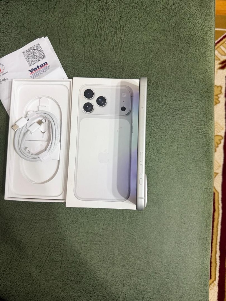 iphone 17pro max (17 ay garantili pil 100) - 5