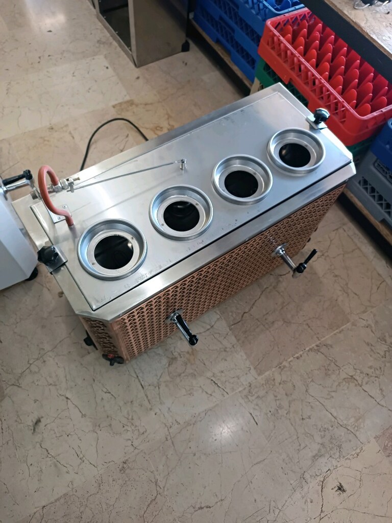 Bakır Çay Kazanı Dörtlü Çay Makinesi Elektrikli Çaycı FATURALI - 3