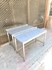 krom tezgah krom çalışma tezgahı endüstriyel hazır mutfak 140 cm krom - 2