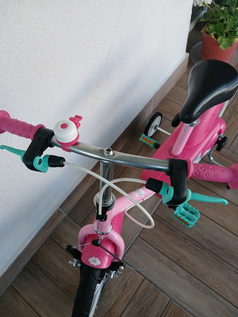 btwin çocuk bisikleti 14 jant Decathlon YENİ GİBİ Ön Sepetli de var - 5