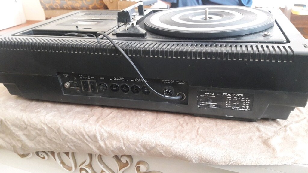 ALMAN MARS MÜZİK SETİ PİKAP KASET RADYO PLAKÇALAR TEK ÇIKIŞ BOZUK BAKI - 5