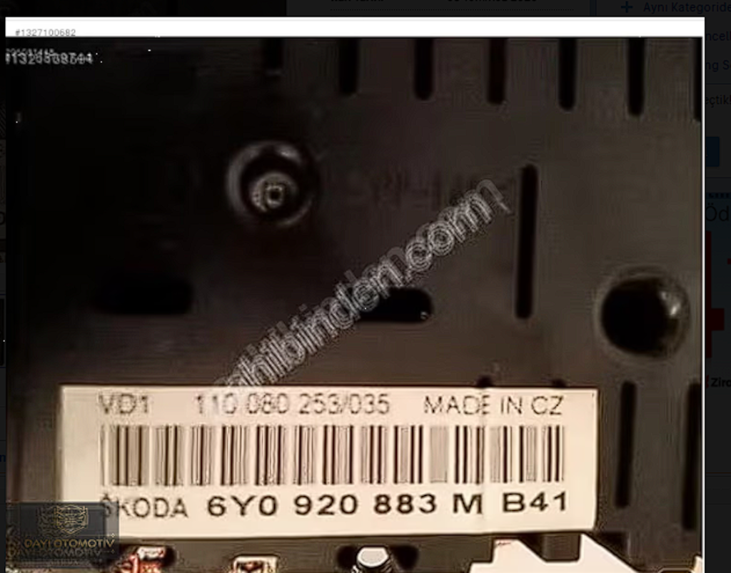 FABIA 1 GÖSTERGE SAATİ 1.2 BENZİNLİ - 2