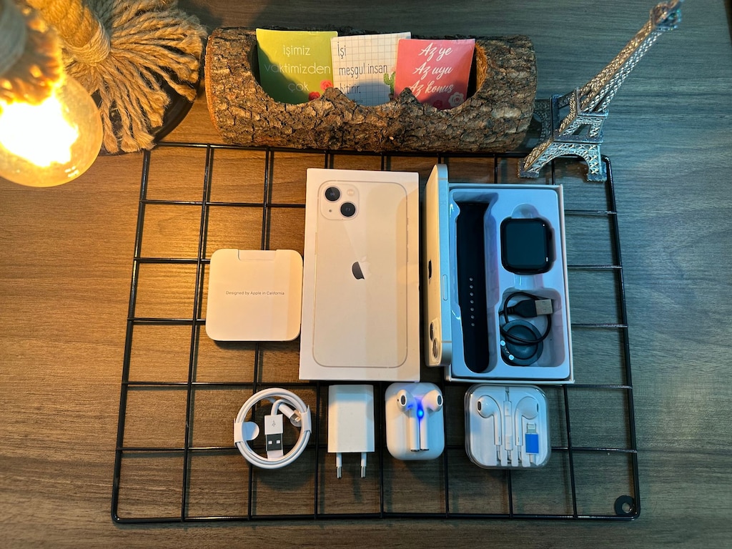 GARANTİLİ İPHONE 13 MİNİ WHİTE - 8