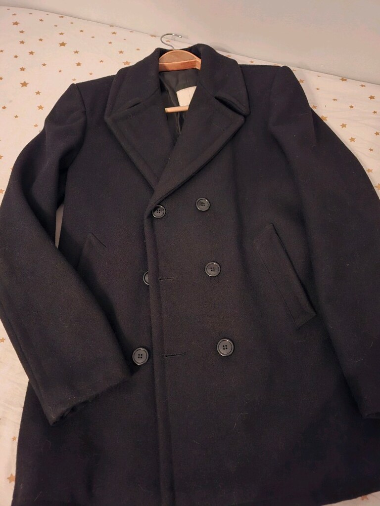 Fabrika Slim Fit Erkek Kaşe Kaban - 5