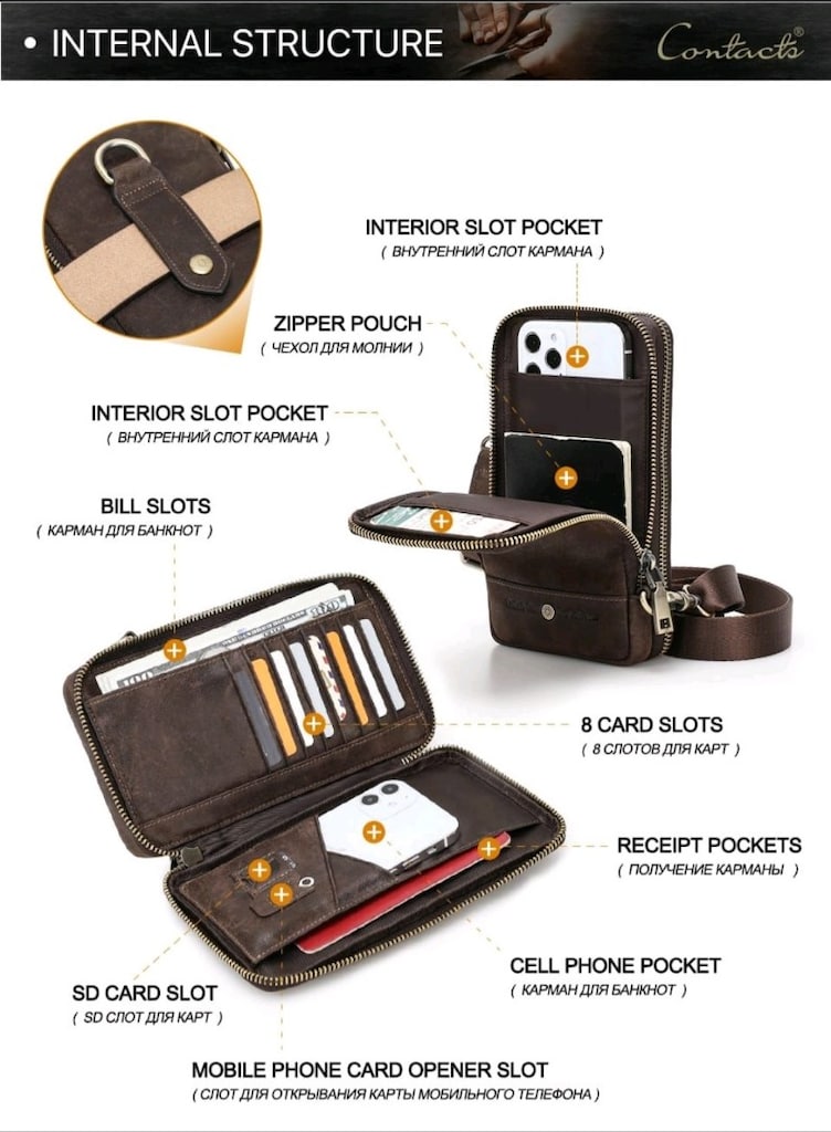 ORIGINAL LEATHER CROSS BELT BAG SINIRLI ADET - 9